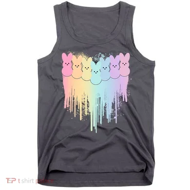 Cute Easter Painted Spring Colors Peeps Tank Top