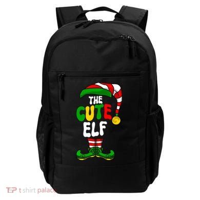 Cute Elf Pajama Matching Group Christmas Holiday Backpack