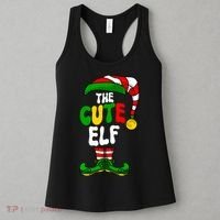 Cute Elf Pajama Matching Group Christmas Holiday Women's Tank Top thumb 3