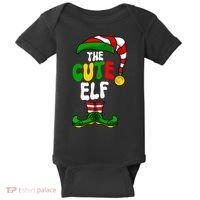Cute Elf Pajama Matching Group Christmas Holiday Baby Bodysuit thumb 0