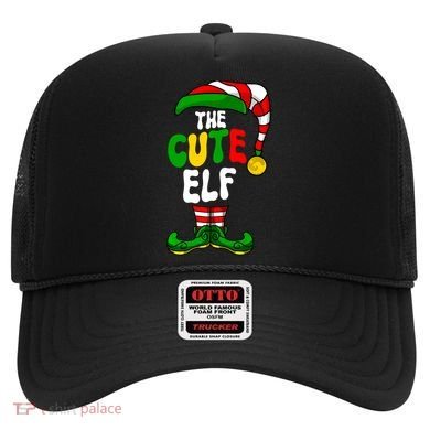 Cute Elf Pajama Matching Group Christmas Holiday Hat