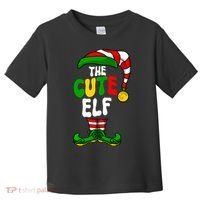 Cute Elf Pajama Matching Group Christmas Holiday Toddler T-Shirt thumb 0