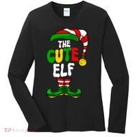 Cute Elf Pajama Matching Group Christmas Holiday Women's Long Sleeve Shirt thumb 0