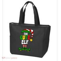 Cute Elf Pajama Matching Group Christmas Holiday Tote Bag thumb 3