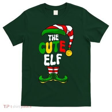 Cute Elf Pajama Matching Group Christmas Holiday T-Shirt