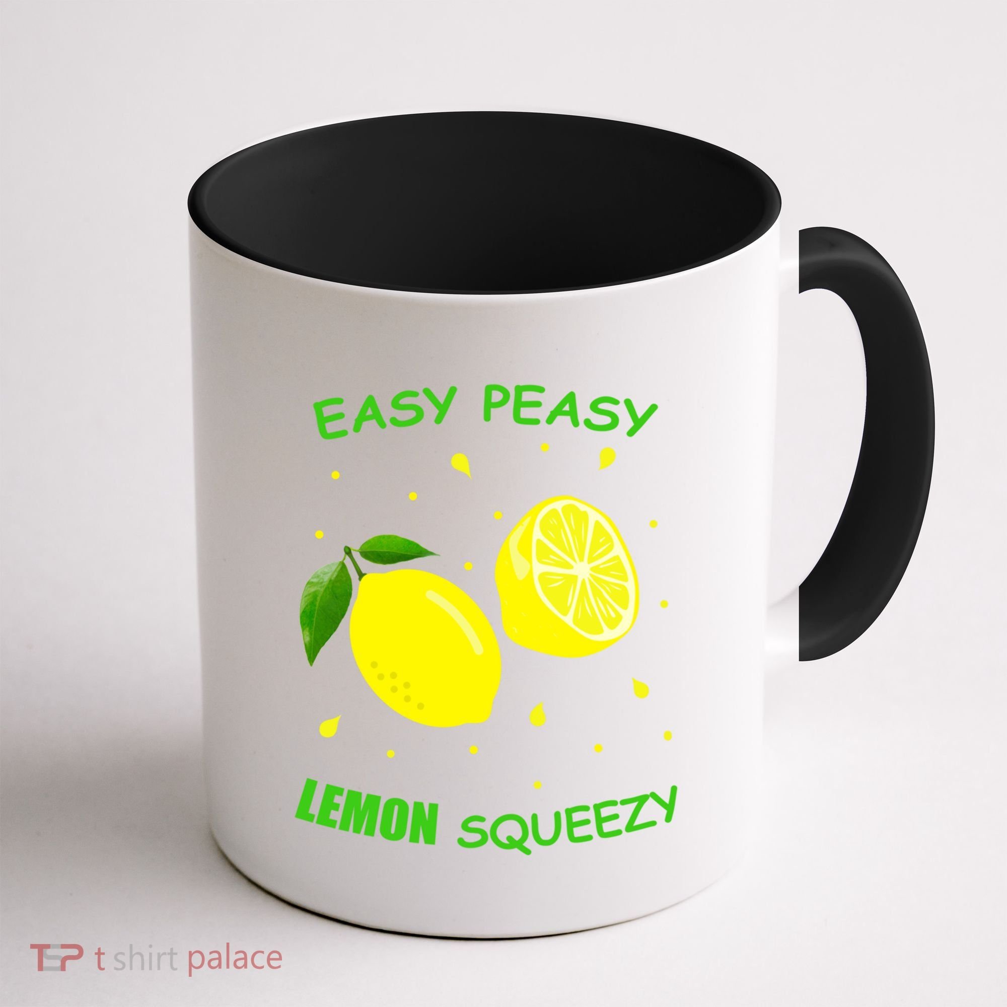 Cute Easy Peasy Lemon Squeezy Fun Summertime Lemonade Lover Gift Coffee Mug
