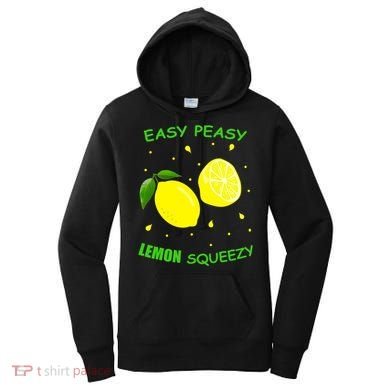 Cute Easy Peasy Lemon Squeezy Fun Summertime Lemonade Lover Gift Women's Hoodie