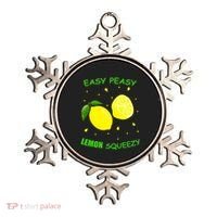 Cute Easy Peasy Lemon Squeezy Fun Summertime Lemonade Lover Gift Ornament thumb 0