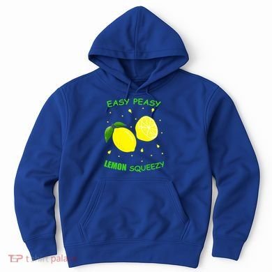 Cute Easy Peasy Lemon Squeezy Fun Summertime Lemonade Lover Gift Hoodie