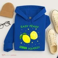 Cute Easy Peasy Lemon Squeezy Fun Summertime Lemonade Lover Gift Hoodie thumb 4
