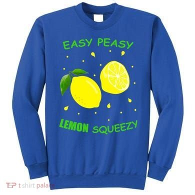 Cute Easy Peasy Lemon Squeezy Fun Summertime Lemonade Lover Gift Sweatshirt