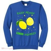 Cute Easy Peasy Lemon Squeezy Fun Summertime Lemonade Lover Gift Sweatshirt thumb 0