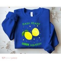 Cute Easy Peasy Lemon Squeezy Fun Summertime Lemonade Lover Gift Sweatshirt thumb 2