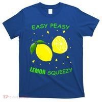 Cute Easy Peasy Lemon Squeezy Fun Summertime Lemonade Lover Gift T-Shirt thumb 0