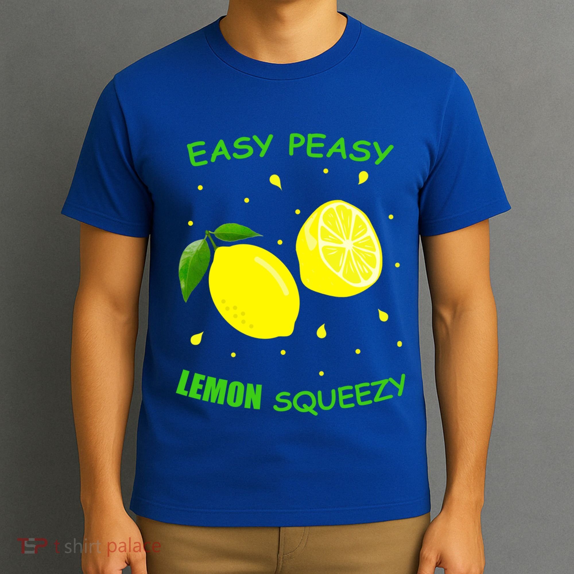Cute Easy Peasy Lemon Squeezy Fun Summertime Lemonade Lover Gift T-Shirt