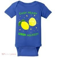 Cute Easy Peasy Lemon Squeezy Fun Summertime Lemonade Lover Gift Baby Bodysuit thumb 0