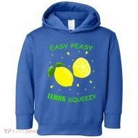 Cute Easy Peasy Lemon Squeezy Fun Summertime Lemonade Lover Gift Toddler Hoodie thumb 0