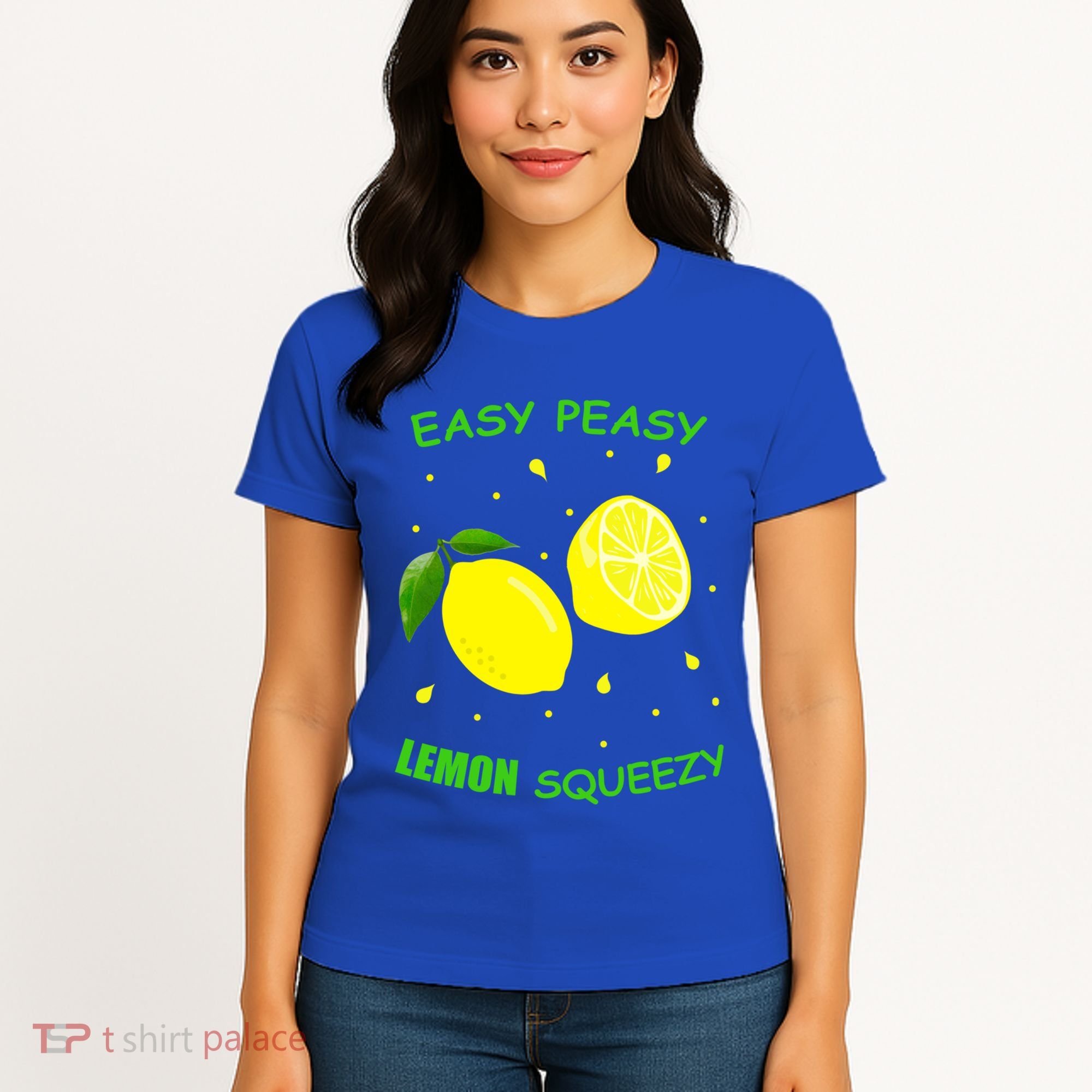 Cute Easy Peasy Lemon Squeezy Fun Summertime Lemonade Lover Gift Women's T-Shirt
