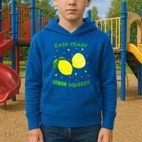 Cute Easy Peasy Lemon Squeezy Fun Summertime Lemonade Lover Gift Kids Hoodie thumb 2