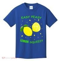 Cute Easy Peasy Lemon Squeezy Fun Summertime Lemonade Lover Gift Kids T-Shirt thumb 0