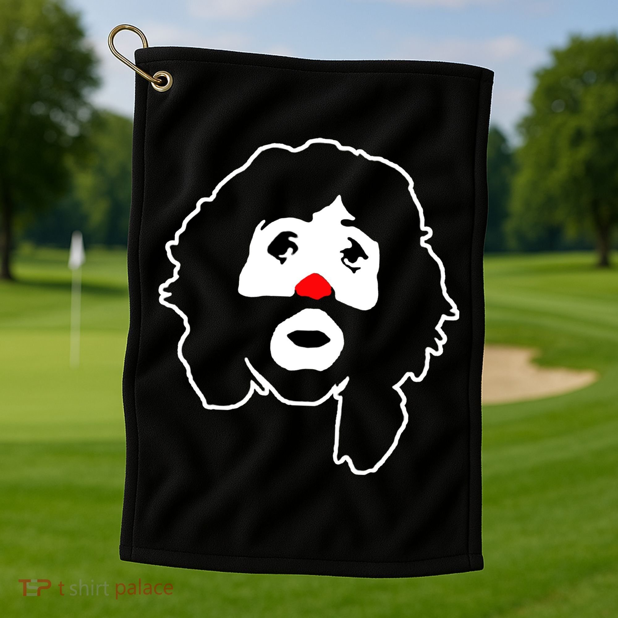 Cepillin Clown Red Nose Golf Towel