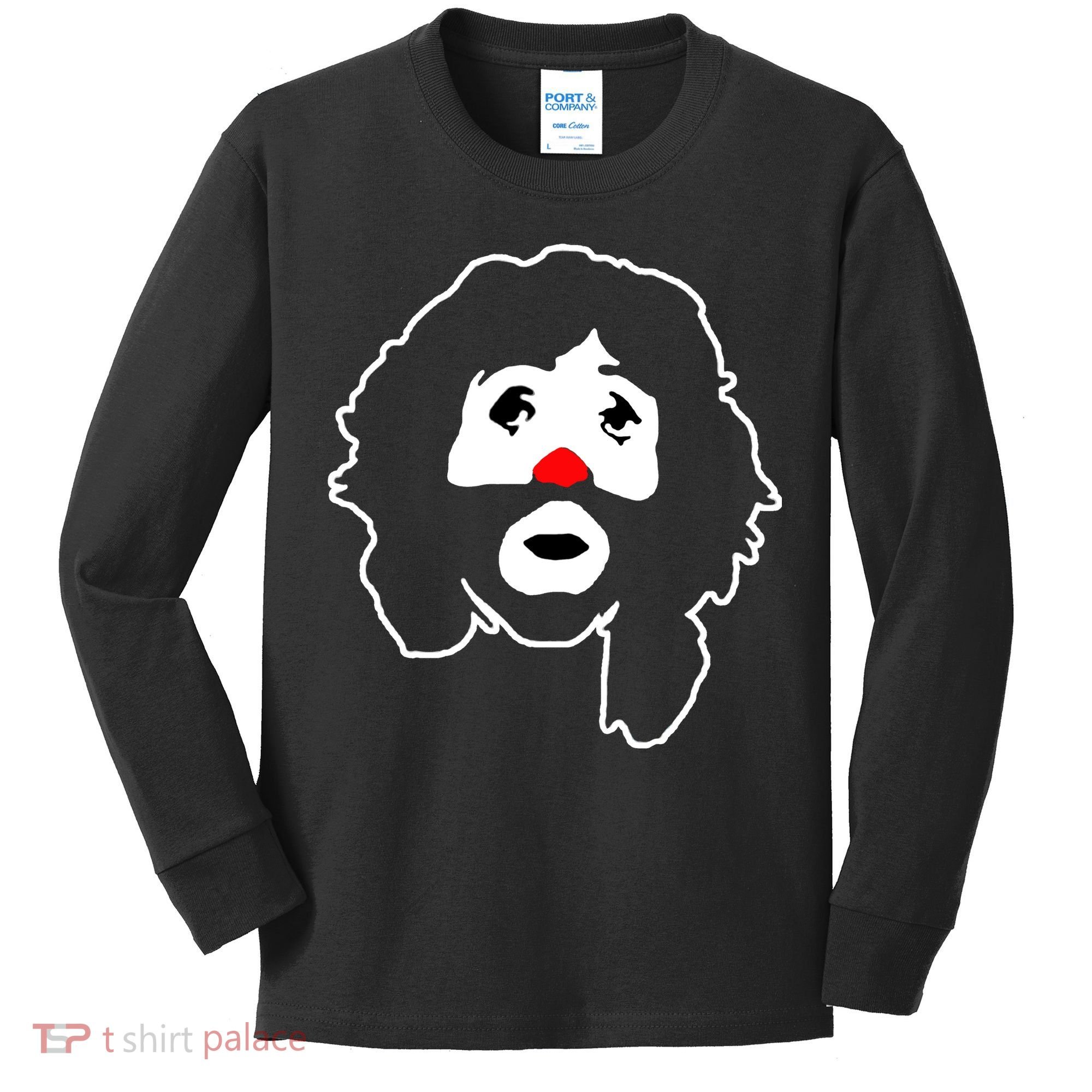 Cepillin Clown Red Nose Kids Long Sleeve Shirt