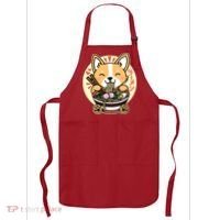Corgi Eating Ramen Cute Kawaii Noodles Apron thumb 0