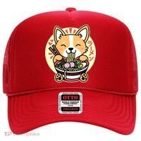Corgi Eating Ramen Cute Kawaii Noodles Hat thumb 0