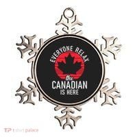 Canada Everyone Relax The Canadian Is Here Funny Canadian Ornament thumb 0