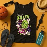 Cereal Killer Funny Tank Top thumb 4