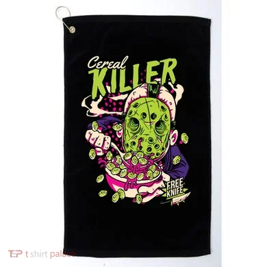 Cereal Killer Funny Golf Towel