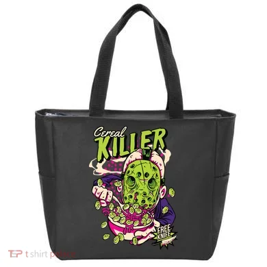 Cereal Killer Funny Tote Bag