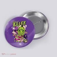 Cereal Killer Funny Button thumb 0