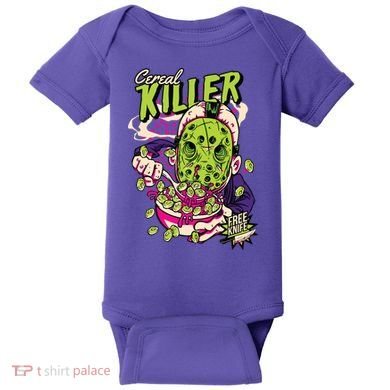 Cereal Killer Funny Baby Bodysuit