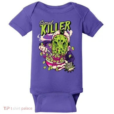 Cereal Killer Funny Baby Bodysuit