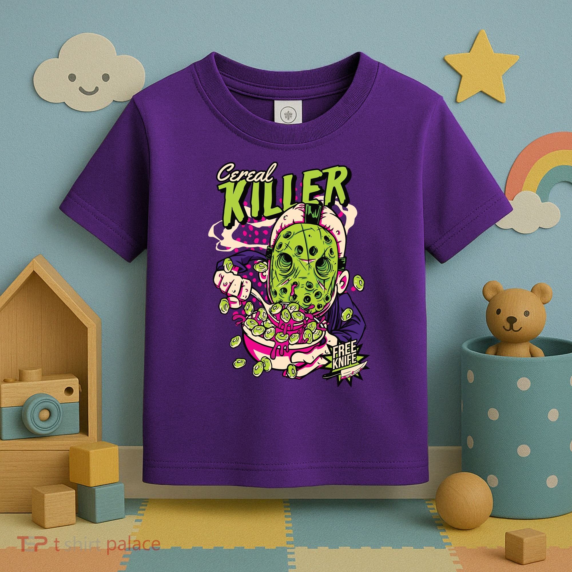 Cereal Killer Funny Toddler T-Shirt