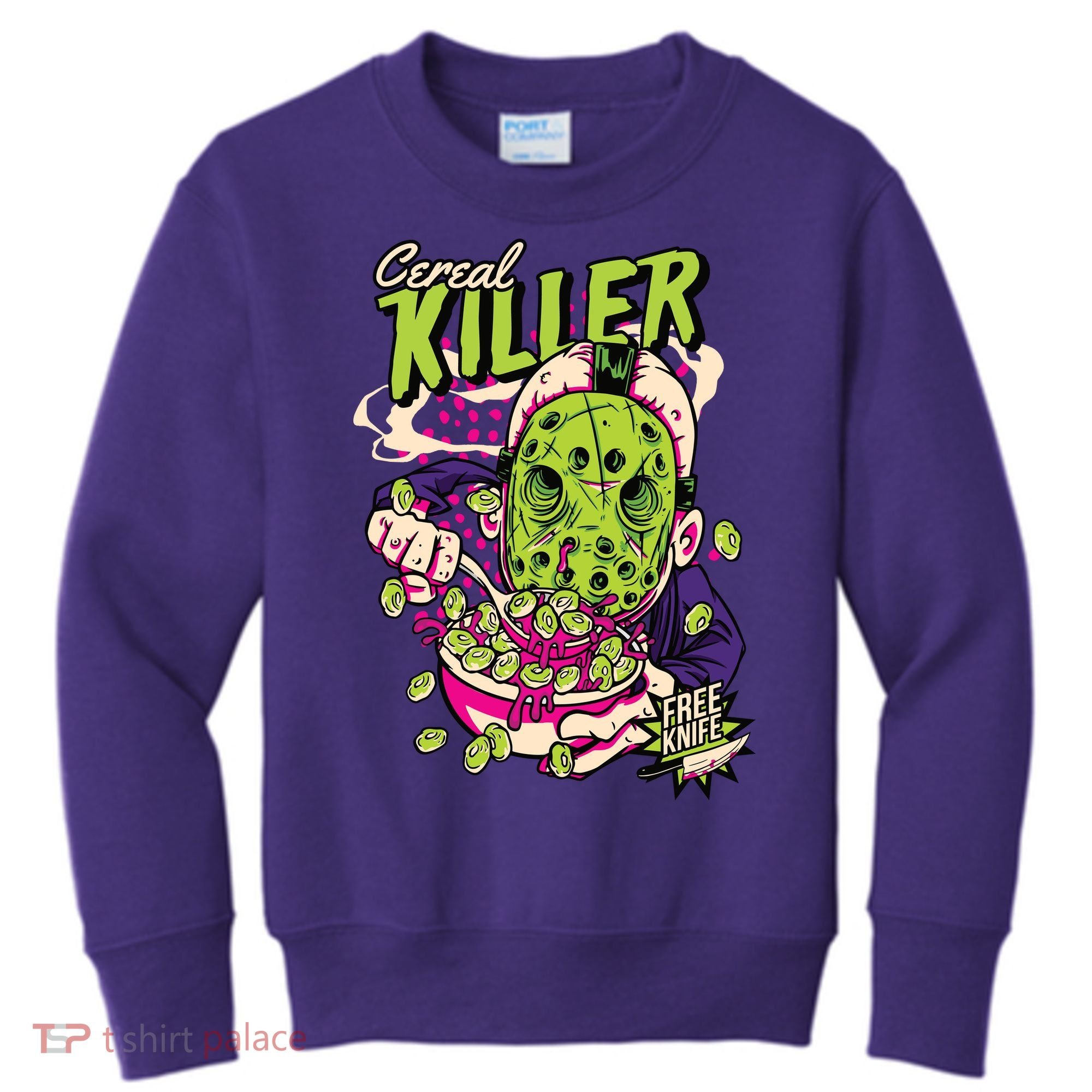 Cereal Killer Funny Kids Sweatshirt