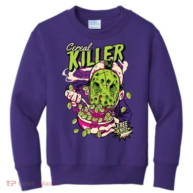 Cereal Killer Funny Kids Sweatshirt