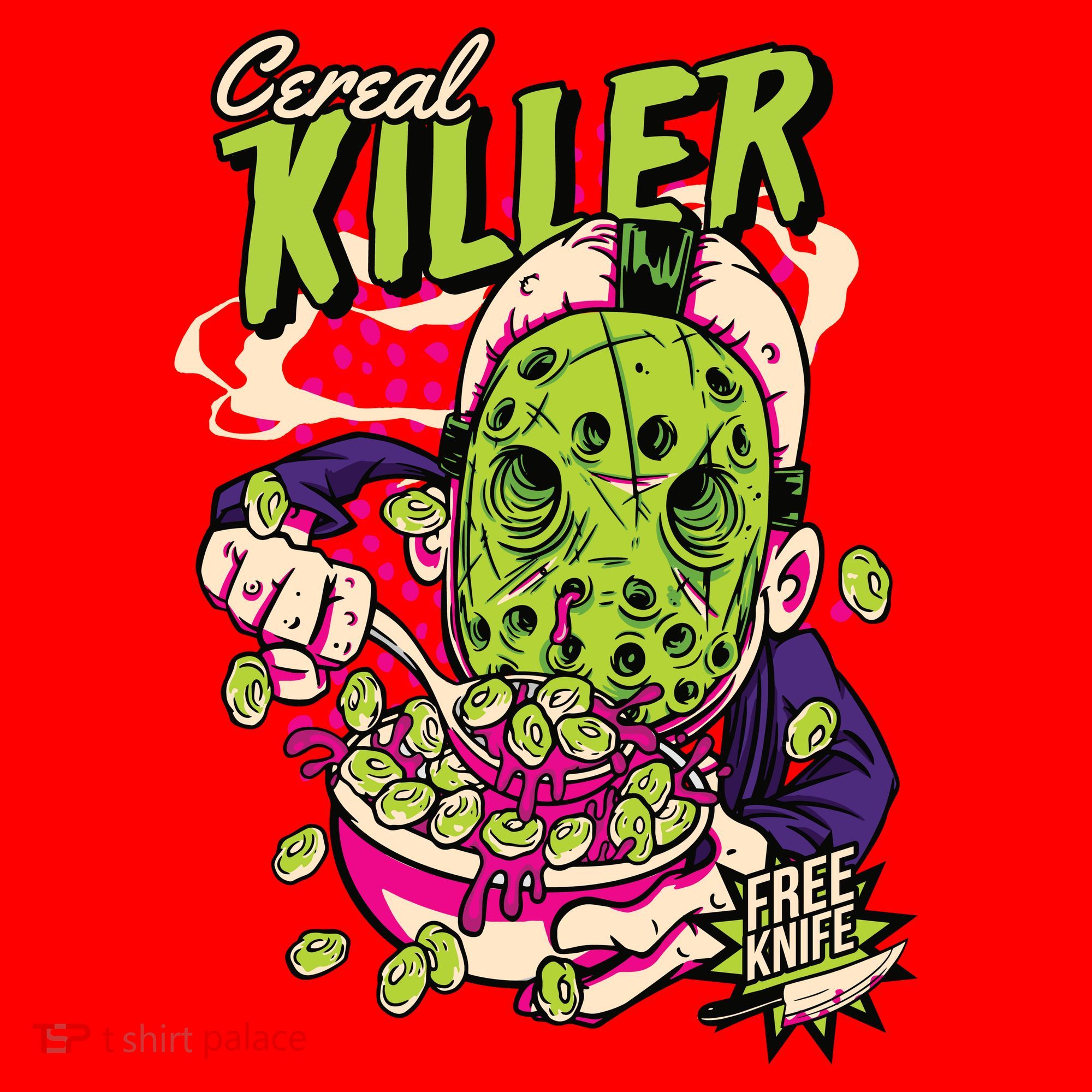 Cereal Killer Funny Santa Hat