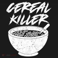 Cereal Killer Funny Halloween Distressed USA-Made Doggie Bandana thumb 2