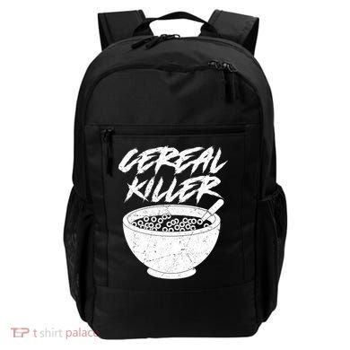 Cereal Killer Funny Halloween Distressed Backpack
