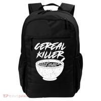 Cereal Killer Funny Halloween Distressed Backpack thumb 0