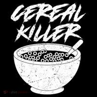 Cereal Killer Funny Halloween Distressed Coaster thumb 2
