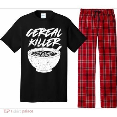 Cereal Killer Funny Halloween Distressed Pajama Set