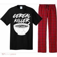 Cereal Killer Funny Halloween Distressed Pajama Set thumb 0