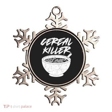 Cereal Killer Funny Halloween Distressed Ornament