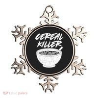 Cereal Killer Funny Halloween Distressed Ornament thumb 0