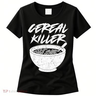 Cereal Killer Funny Halloween Distressed Women's T-Shirt
