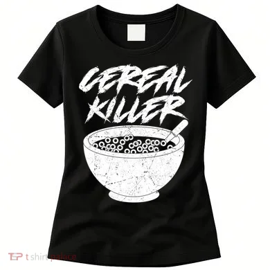 Cereal Killer Funny Halloween Distressed Women's T-Shirt