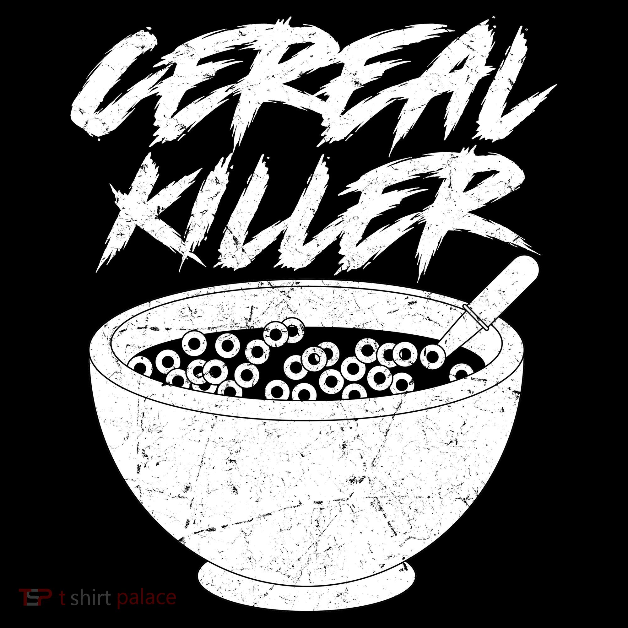 Cereal Killer Funny Halloween Distressed Kids Long Sleeve Shirt